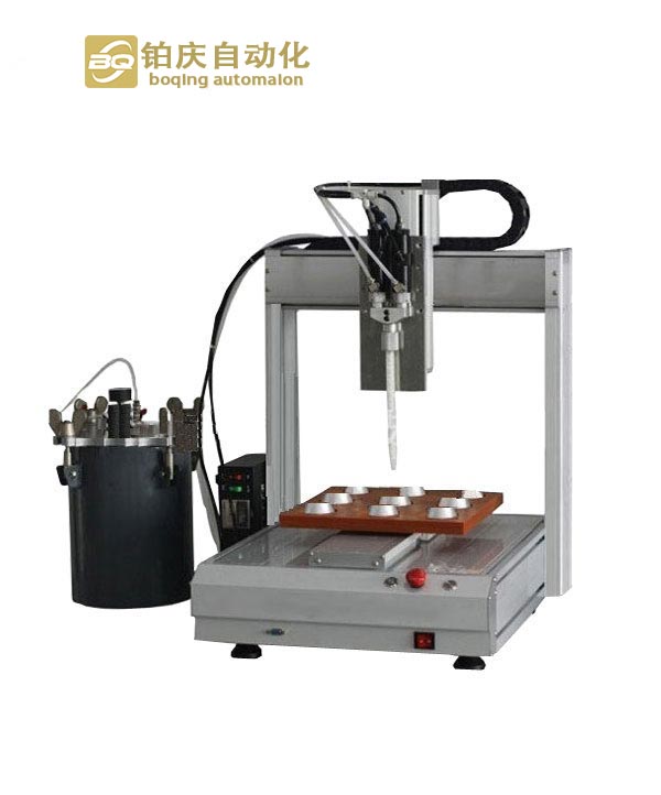 活塞壓力桶硅單頭單Y自動膠點(diǎn)膠機(jī)